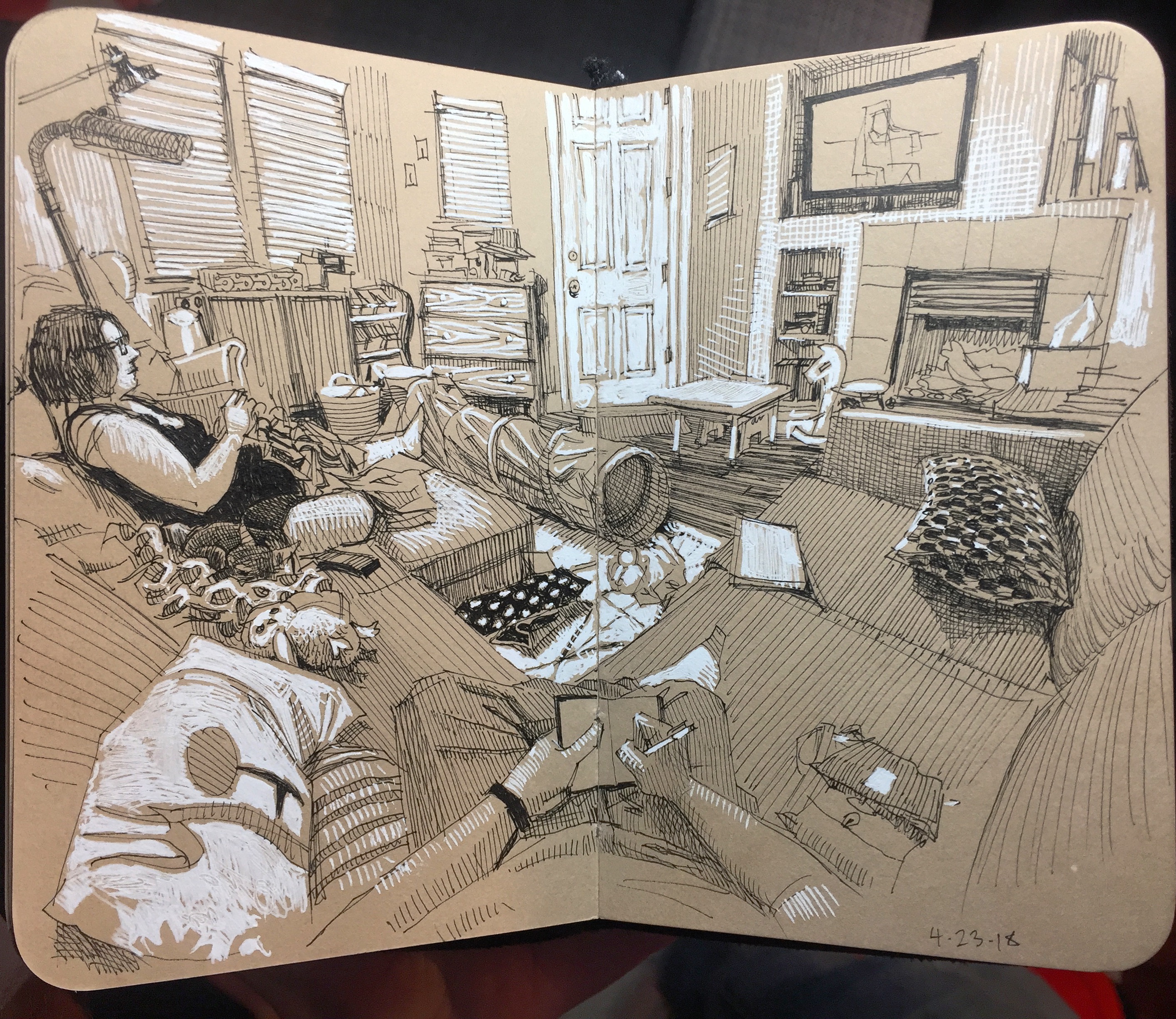 <b>Living Room Sketch</b>