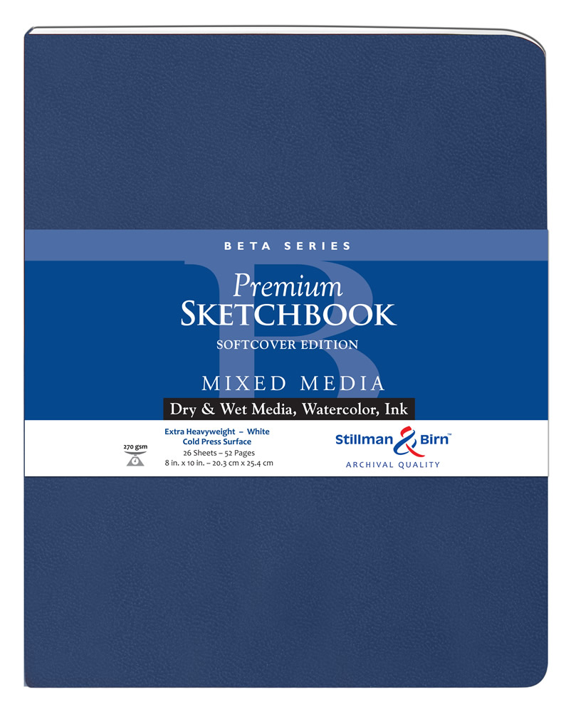 Stillman & Birn Zeta Sketchbook - Softcover - 5.5 x 8.5