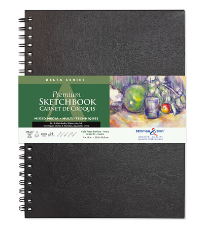 Wirebound Delta Premium Sketchbook Series