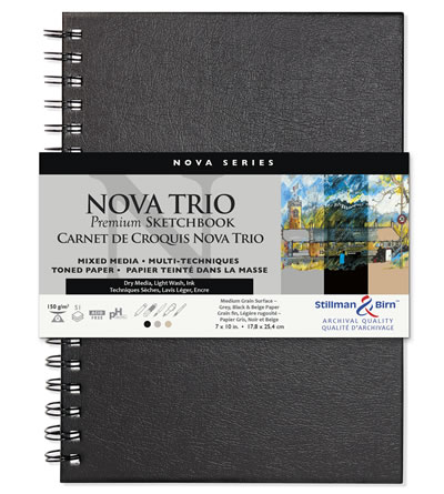 Wirebound Nova Trio Premium Sketchbook Series
